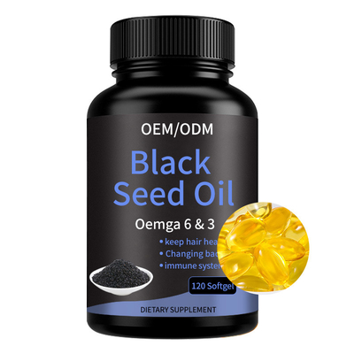 Hollycon Boost อาหารเสริมภูมิคุ้มกัน OEM Black Seed Oil Softgels ปกป้องกระดูก