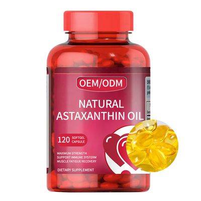 2000 MG Natural Astaxanthin Supplement Softgel Capsules ป้ายชื่อส่วนตัว