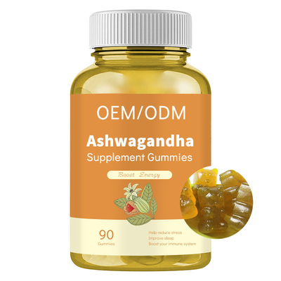 ปรับปรุงสารสกัดจากราก Ashwagandha เสริม Gummies สำหรับความวิตกกังวล