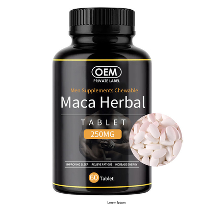 FDA อนุมัติแท็บเล็ตเสริม Maca Black Chewable สำหรับผู้ชาย