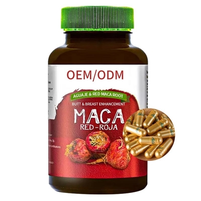 Butt Breast Enhancement Aguaje และ Maca Root Pills Red Maca Capsules เสริม