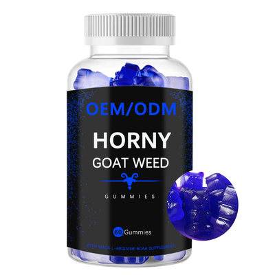 L-Arginine BCAA Male Enhancement Supplements เงี่ยนแพะวัชพืช Gummies กับ Maca