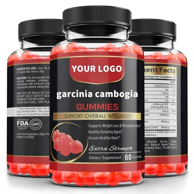 สมุนไพรลดน้ำหนัก 100% Garcinia Cambogia Gummies Supplements