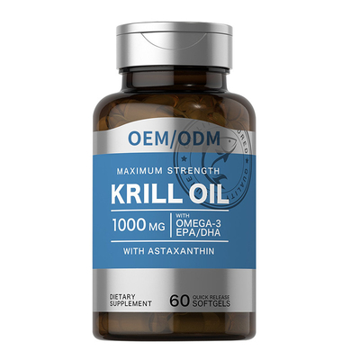 น้ำมันปลาฮาลาล OEM Omega 3 Softgels Epa Dha อาหารเสริมสำหรับลดคอเลสเตอรอล