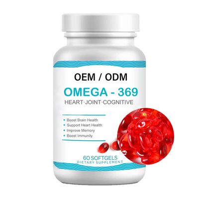 อาหารเสริมเพื่อสุขภาพหัวใจมังสวิรัติโอเมก้า 3 Softgels Epa Dha