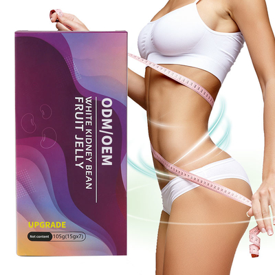 ODM White Kidney Bean Extract อาหารเสริมเครื่องตัดไขมัน Fruit Jelly