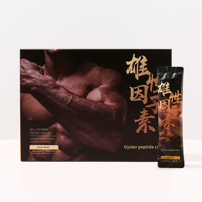 OEM Oyster Peptide Coffee Powder Natural อาหารเสริมตัณหาชาย