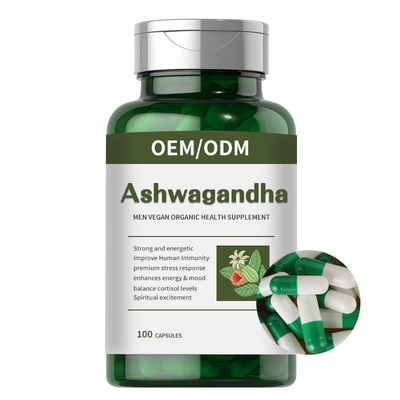 ODM Ashwagandha อาหารเสริม Gummies Capsules สำหรับผู้ชาย Enhancement
