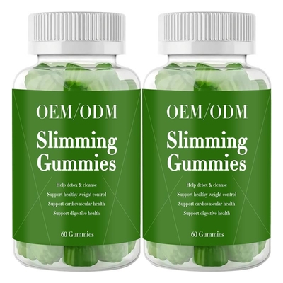 OEM Slimming Fat Cutter อาหารเสริม Gummies ลดน้ำหนักสำหรับ Detoxing