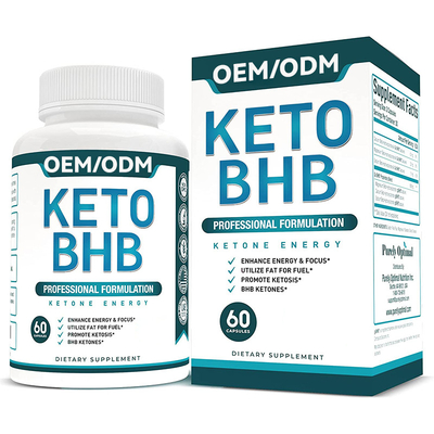 FDA Weight Loss Slimming Pills KETO BHB การควบคุมอาหาร Fat Burner