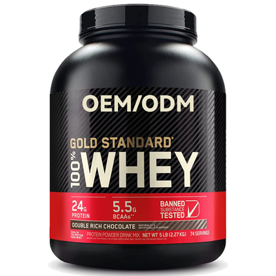 อาหารเสริมดูแลสุขภาพ OEM Organic Whey Protein Powder Bulk Whey Protein Optimum Nutrition