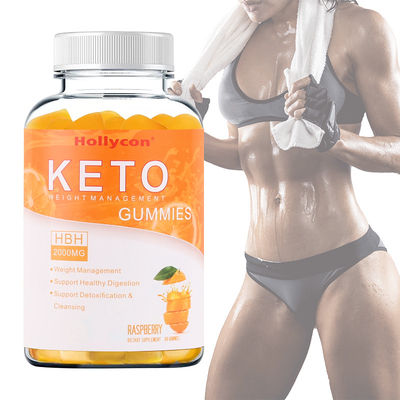 HALAL Keto วิตามินกัมมี่ช่วยย่อยอาหารช่วยควบคุมน้ำหนัก Keto Slim Gummy
