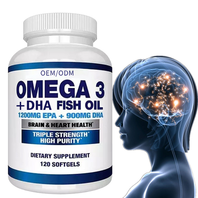 ODM Omega 3 Fish Oil Triple Strength Dietary ผลิตภัณฑ์เสริมอาหาร
