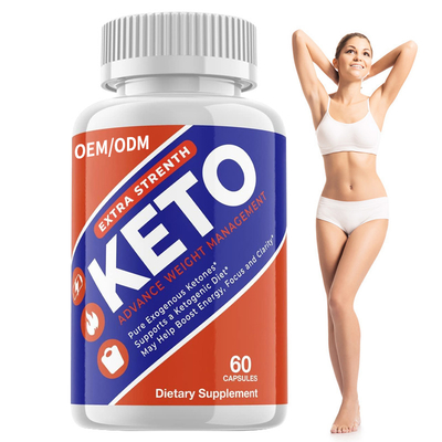 FDA Keto Slim Capsules การจัดการไขมันลดน้ำหนักอาหารเสริม Keto สำหรับผู้หญิงและผู้ชาย