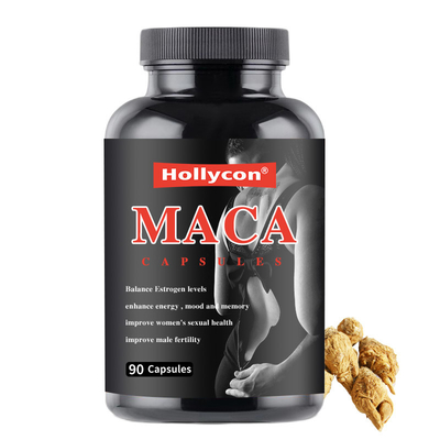 ตอนนี้อาหารเสริม Maca 500 มก. สำหรับสุขภาพการเจริญพันธุ์ของผู้ชายและผู้หญิง 90 แคปซูล