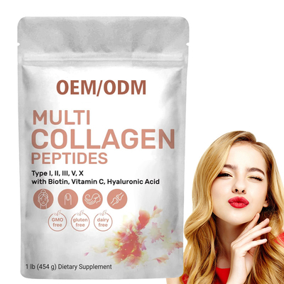Multi Collagen Peptides Powder Keto Paleo Friendly ละลายง่าย