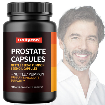 อาหารปลอดภัยแคปซูลต่อมลูกหมาก Nettle Seed น้ำมันเมล็ดฟักทองสำหรับผู้ชาย Prostatitis