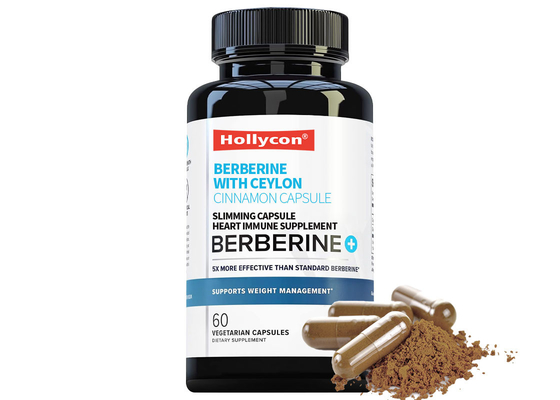 OEM อาหารหัวใจ อาหารเสริมภูมิคุ้มกัน สมุนไพร Slim Capsule Berberine With Ceylon Cinnamon
