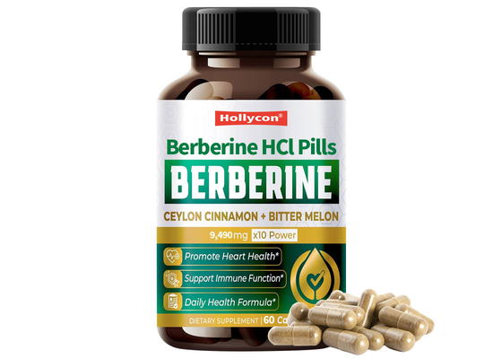 HALAL Berberine HCL แคปซูล เสริมระบบภูมิคุ้มกัน
