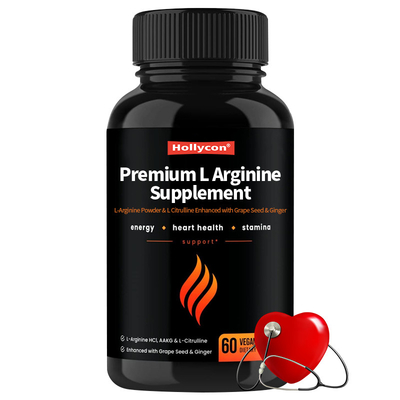 OEM Premium L Arginine Supplement L-Arginine Powder & L Citrulline ที่เสริมด้วยเมล็ดองุ่นและอิงเจอร์