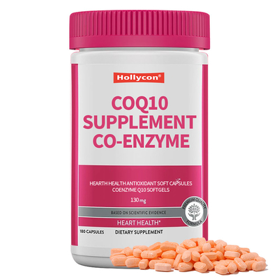 อาหารเสริม CoQ10 คุณภาพสูง โคเอ็นไซม์ Q10 สุขภาพหัวใจ แอนติอ๊อกซิเดนต์ แคปซูลอ่อน