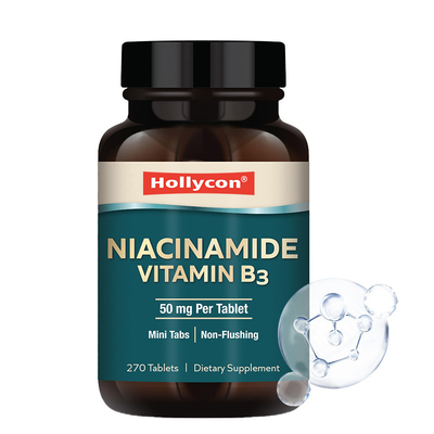 OEM Niacinamide วิตามิน แผ่นยาไนอาซิน ยาไนอาซิน สนับสนุนสุขภาพการเผาผลาญอาหาร ช่วยหลับ