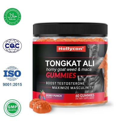 การเสริมกําลังชาย กัมมี่ Tongkat Ali เพิ่มเทสโต้