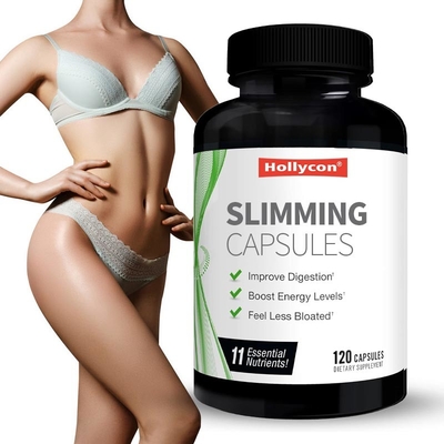 OEM Herbal Vegan Natural Slimming Capsules สําหรับผู้ใหญ่
