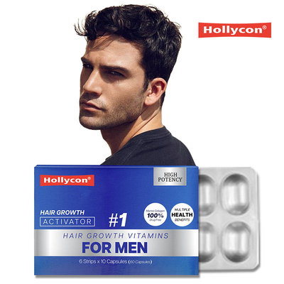 ผู้ผลิต Minoxidil อาหารเสริมเสริมการเติบโตของผมสําหรับผู้ชาย วิตามินการเติบโตของผมใหม่