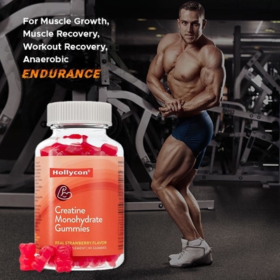 OEM Creatine Monohydrate Gummies สําหรับการเติบโตของกล้ามเนื้อ
