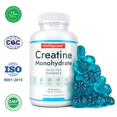 Creatine Gummies ฟรีน้ําตาล สนับสนุนการเติบโตและความแข็งแรงของกล้ามเนื้อผอม