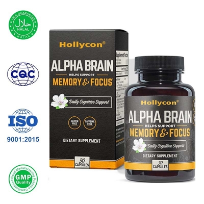จําหน่ายสมอง เม็ด Nootropic สําหรับความจํา ความชัดเจนทางจิตใจและการปรับปรุงความรู้
