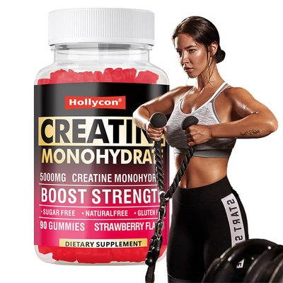 OEM Creatine Monohydrate ยําสําหรับแรงกล้ามเนื้อ Chewables Creatine Monohydrate
