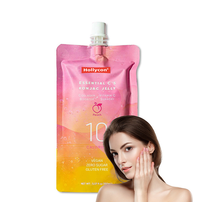 คอลลาเจนและวิตามินซี Konjac เจลลี่ ไม่มีน้ําตาล เจลลี่สําหรับการลดน้ําหนัก เจลลี่การลดน้ําหนัก